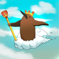 Pesto the Baby King Penguin 's logo